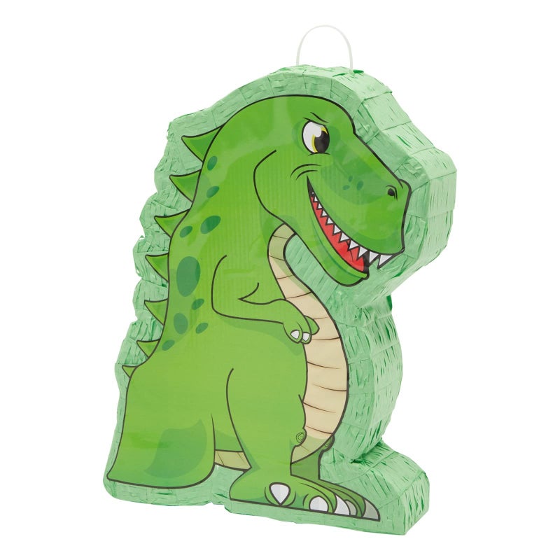 Blue Panda Dinosaur Pinata for Boys Birthday Party Supplies, Dino Decorations, Green (Small, 12 x 15.5 x 3 In) - Image 4